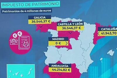 Impuesto sobre el Patrimonio y el Gran Fortuna en España: CCAA por CCAA